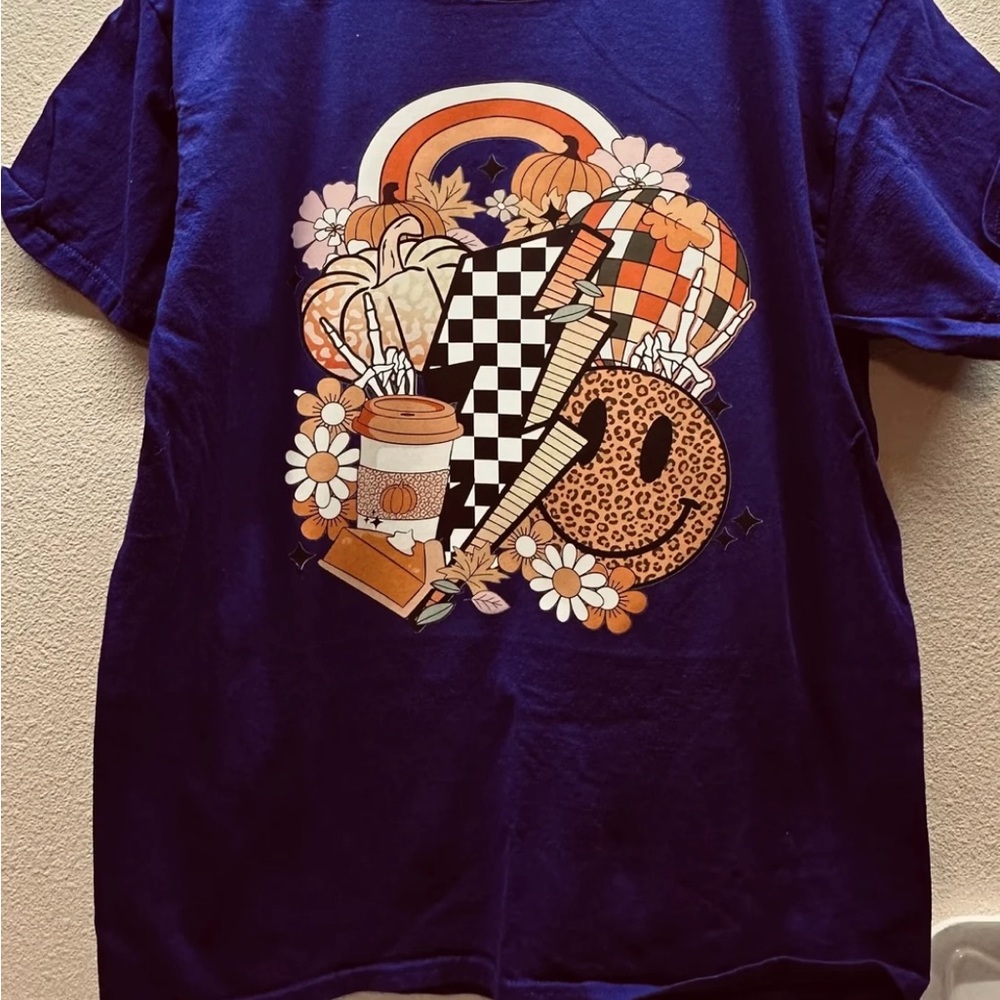 Retro fall t shirt
